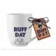 Fish and Bone Novelty mug Dog Ruff Day 400ml
